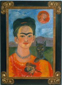 Autorretrato con el retrato de Diego en el pecho... de Frida Kahlo