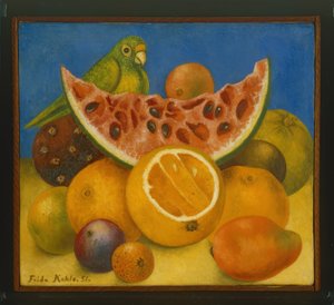 Bodegón con loro de Frida Kahlo