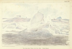 Hielo cerca del 