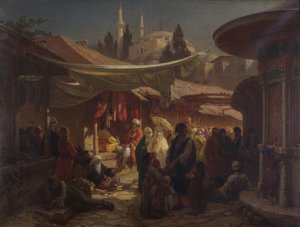bazar turco de Friedrich Alois Schönn
