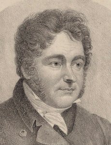 Retrato del compositor Johann Bernhard Logier 1777-1846 de Friedrich August Fricke
