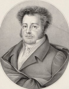 Retrato del compositor Heinrich Marschner 1795-1861 de Friedrich August Fricke