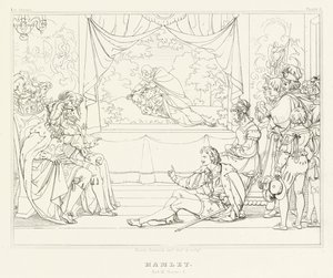 Hamlet, Acto III, Escena 2 de Friedrich August Moritz Retzsch