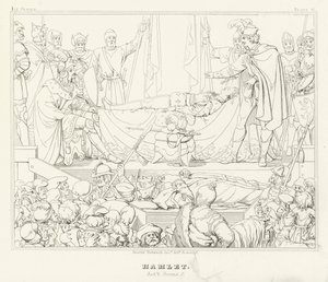 Hamlet, Acto V, Escena 2 de Friedrich August Moritz Retzsch