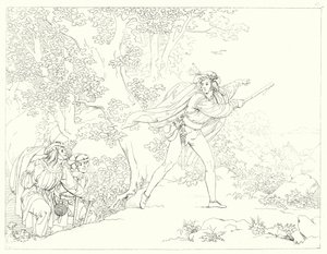 Ilustración para Lied von der Glocke de Schiller, o La Canción de la Campana de Friedrich August Moritz Retzsch