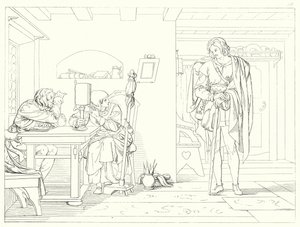 Ilustración para Lied von der Glocke de Schiller, o La canción de la campana (grabado) de Friedrich August Moritz Retzsch
