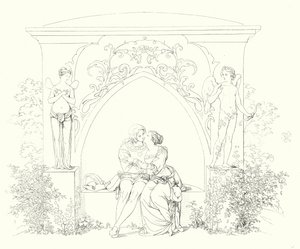 Ilustración para Lied von der Glocke de Schiller, o La canción de la campana (grabado) de Friedrich August Moritz Retzsch