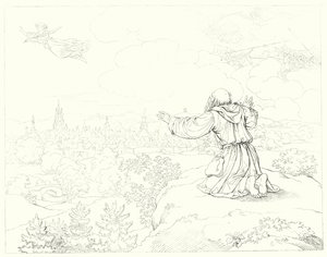 Ilustración para Lied von der Glocke de Schiller de Friedrich August Moritz Retzsch