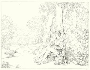 Ilustración para Lied von der Glocke de Schiller, o La canción de la campana de Friedrich August Moritz Retzsch