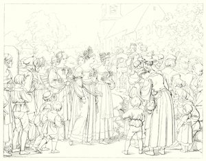 Ilustración para Lied von der Glocke de Schiller, o La canción de la campana