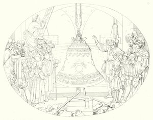 Ilustración para Lied von der Glocke de Schiller, o La canción de la campana