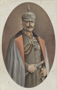repro después del retrato pintado Wilhelm II por R. Grabendorff Kaiser Wilhelm II (título sobre el objeto) de Friedrich Bruckmann