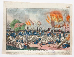 El heroico Blucher en batalla, 16 de junio de 1815, 1815 de Friedrich Campe