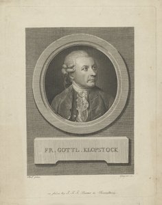 Retrato de Friedrich Gottlieb Klopstock 1724-1803, c. 1790 de Friedrich Christian Gottlieb Geyser