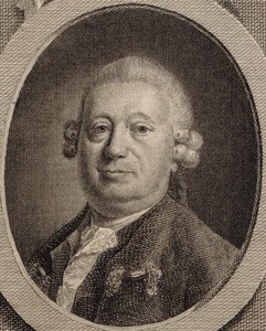 Retrato del compositor Johann Heinrich Rolle 1716-1785, 1780 de Friedrich Christian Gottlieb Geyser