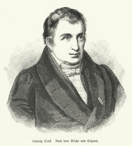 Ludwig Tieck, poeta y crítico alemán de Friedrich Eduard Eichens