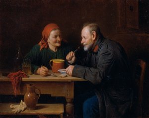la comida del mediodia de Friedrich Friedländer Ritter von Malheim