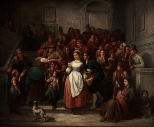 Después del sorteo de lotería de Friedrich Friedländer Ritter von Malheim