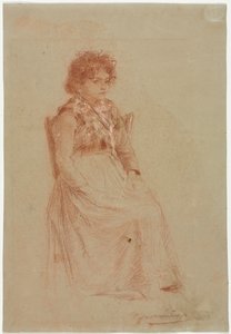 Mujer campesina de Friedrich Gauermann