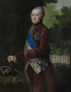 Retrato de Peter von Biron 1724-1800, Duque de Curlandia y Semigalia, 1781