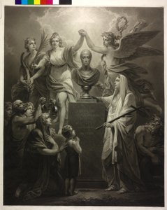 Apoteosis del emperador Francisco II - La bendición de la paz de Friedrich Heinrich Fuger