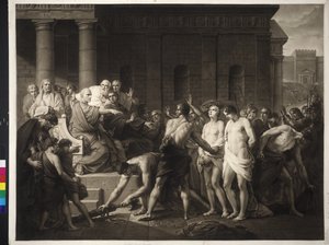 Bruto denuncia a sus hijos de Friedrich Heinrich Fuger