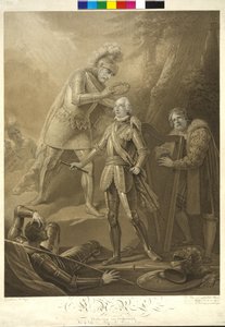 El rey Rodolfo I de Habsburgo coronó al archiduque Karl de Friedrich Heinrich Fuger