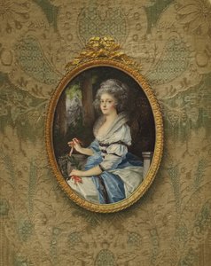 Retrato de la Princesa Isabel Guillermina Luisa, hija del Duque Eugenio de Wurtemberg, 1788