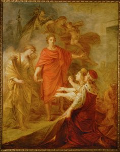 Venecia y Dalmacia rinden homenaje al emperador Francisco I ... (pintura sobre lienzo) de Friedrich Heinrich Fuger