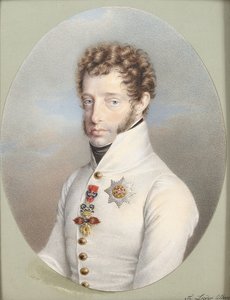 Archiduque Ludwig Lieder Litho coloured de Friedrich Lieder