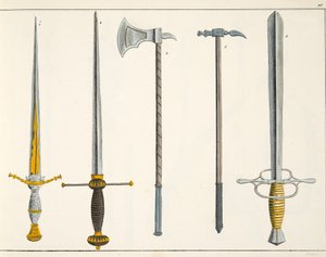 Espadas, lámina de 