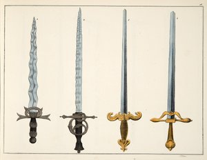 Espadas, lámina de 
