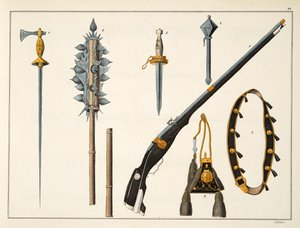Armas incluyendo un mosquete, c.1400, lámina de 