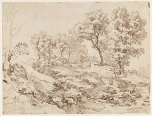 La Serpentara near Olevano de Friedrich Preller