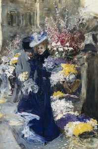 El Vendedor de Flores de Friedrich Stahl