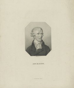 Retrato del compositor Joseph Haydn