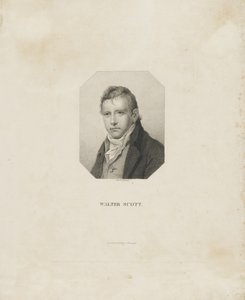 Retrato del novelista histórico y poeta Sir Walter Scott 1771-1832, ca 1825