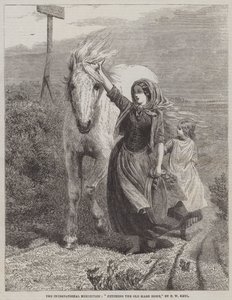 Llevando a casa la vieja yegua de Friedrich Wilhelm Keyl