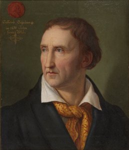 Retrato de Johann Gottfried Schadow 1764-1850, 1819