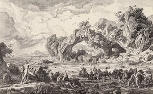 Matanza del ganado sagrado de Helios (grabado)