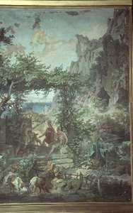 Odiseo ante el porquero Eumeo, Escenas de la Odisea