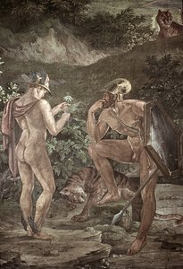 Odiseo en la isla de Circe, Escenas de la Odisea