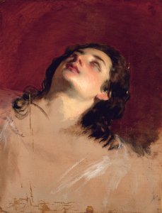 Estudio de la cabeza de una mujer