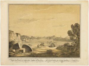 Ruinas del Templo de Júpiter en Agrigente de Friedrich von Gärtner