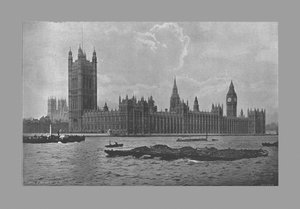 Las Casas del Parlamento, Londres, c. 1900