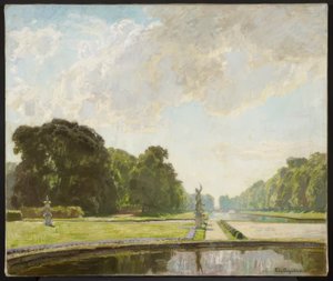 En el parque del palacio de Nymphenburg de Fritz Bayerlein