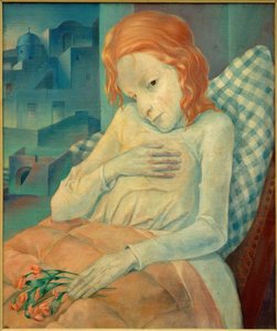 Niña enferma de Fritz Burmann