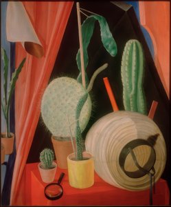 Naturaleza muerta con cactus de Fritz Burmann