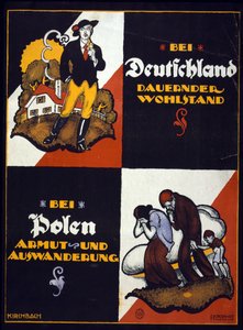 Cartel antipolaco alemán