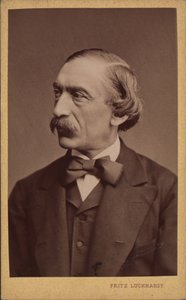 Retrato del compositor Carl Evers 1819-1875 de Fritz Luckhardt